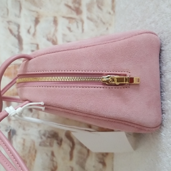 ❣️HP❣️New Jil Sander Dome Medium Suede Crossbody Bag. - Picture 6 of 15